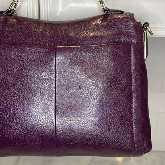 Coach Madison Sadie Flap Leather Crossbody Convertible Satchel Bag - Picture 6 of 16